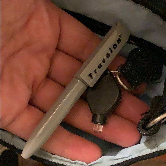 Suede crossbody travel bag - Picture 10 of 10